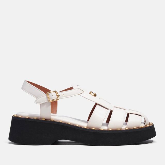 Coach Women's Vivienne Leather Sandals - UK 7 on Productcaster.