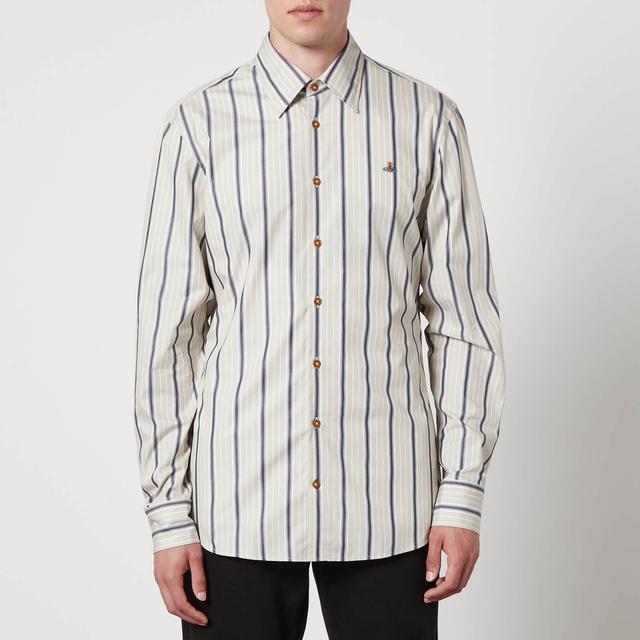 Vivienne Westwood Ghost Striped Cotton Shirt - IT 46/S on Productcaster.