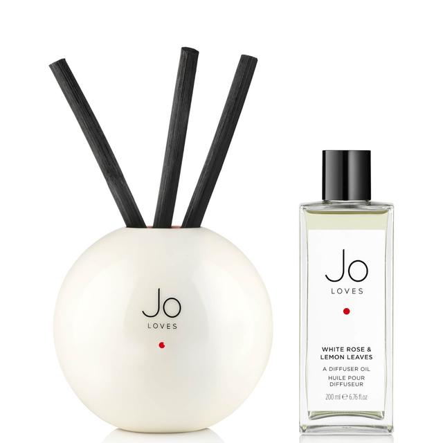 Jo Loves White Rose and Lemon Leaves a Fragrance Diffuser 200ml on Productcaster.