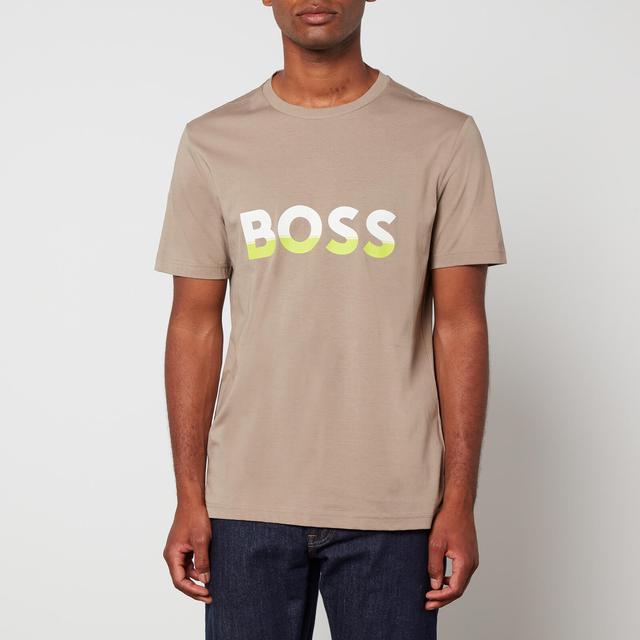 Boss Green Tee 1 Cotton-Jersey T-Shirt - S on Productcaster.