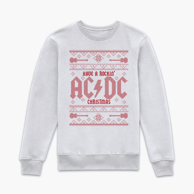 AC/DC Have A Rockin' Christmas Jumper - White - L on Productcaster.