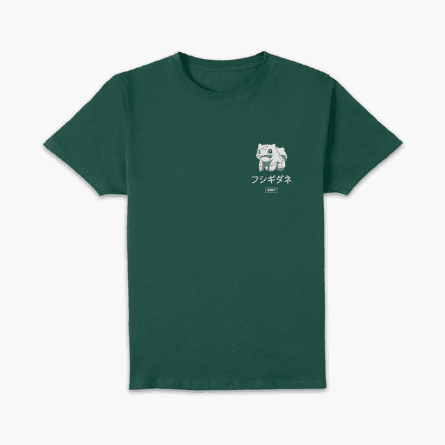 Pokémon Bulbasaur Evo Unisex T-Shirt - Green - L on Productcaster.