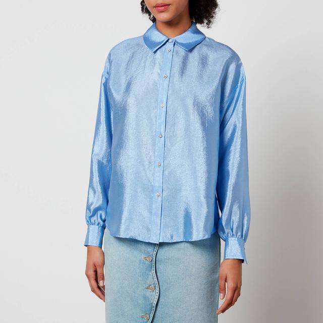 Cras Ginacras Satin-Cloqué Shirt - EU 38/UK 12 on Productcaster.