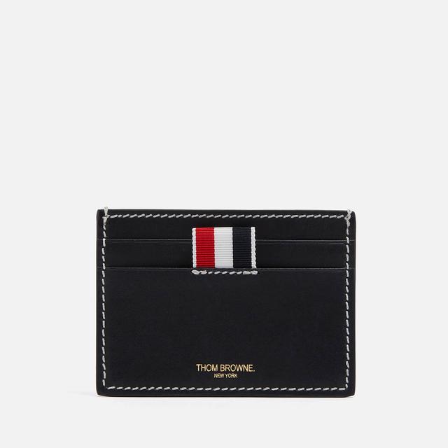 Thom Browne Vacchetta Leather Cardholder Blue on Productcaster.