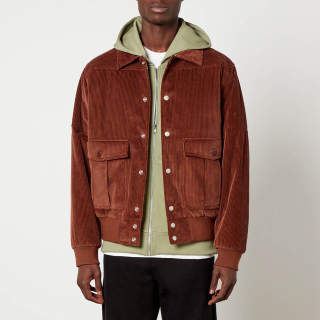 KENZO Logo Cotton-Corduroy Varsity Jacket - S on Productcaster.