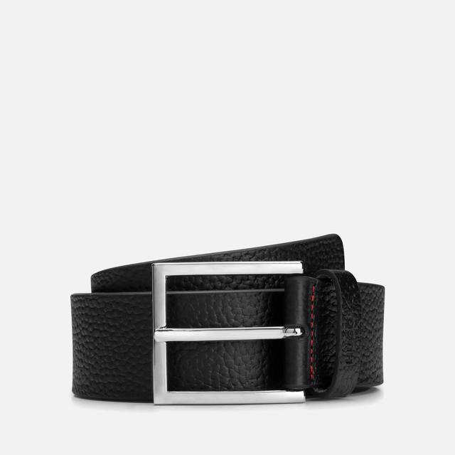 HUGO Giaspo Pebbled Leather Belt - 110cm on Productcaster.