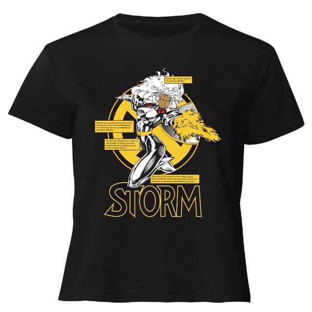 X-Men Storm Bio Women's Cropped T-Shirt - Black - XS on Productcaster.