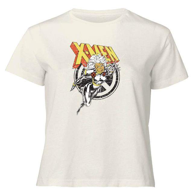 X-Men Storm Women's Cropped T-Shirt - Cream - XL on Productcaster.