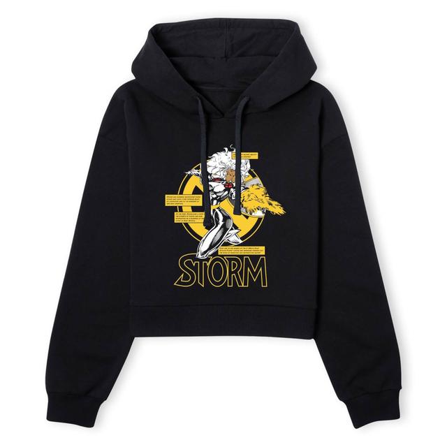 X-Men Storm Bio Women's Cropped Hoodie - Black - M on Productcaster.