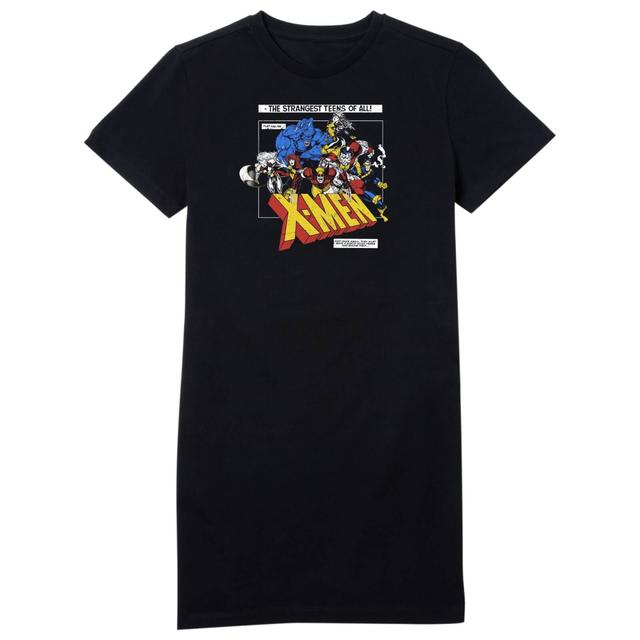 X-Men Retro Team Up Women's T-Shirt Dress - Black - M on Productcaster.