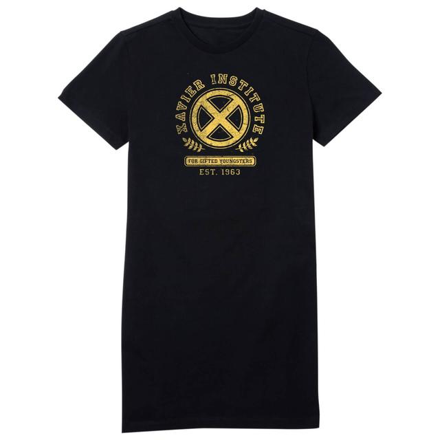 X-Men Xavier Institute For Gifted Youngsters Drk Women's T-Shirt Dress - Black - S on Productcaster.