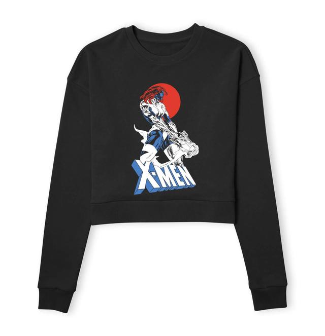 X-Men Mystique Women's Cropped Sweatshirt - Black - XL on Productcaster.