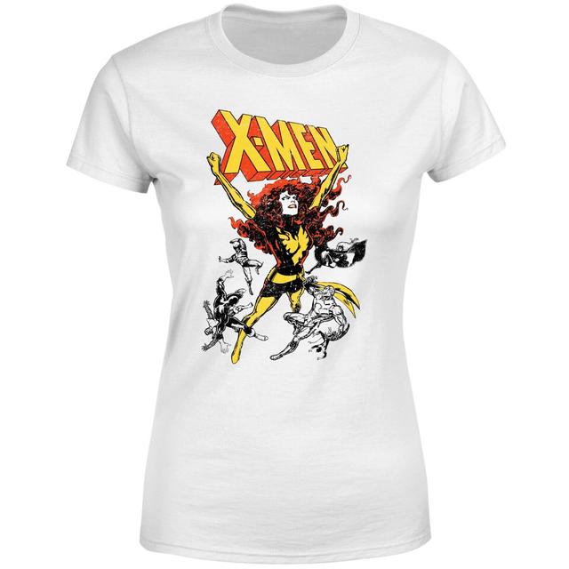 X-Men Rise Of The Phoenix Women's T-Shirt - White - XXL on Productcaster.