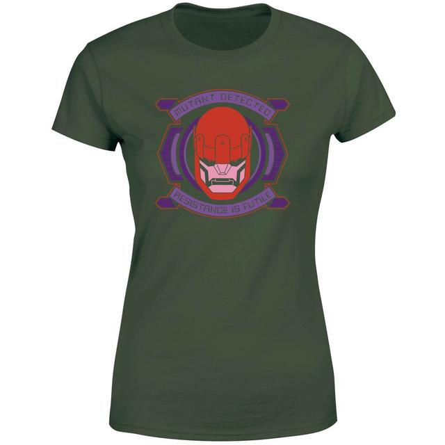 X-Men Sentinel Attack Women's T-Shirt - Green - XXL on Productcaster.