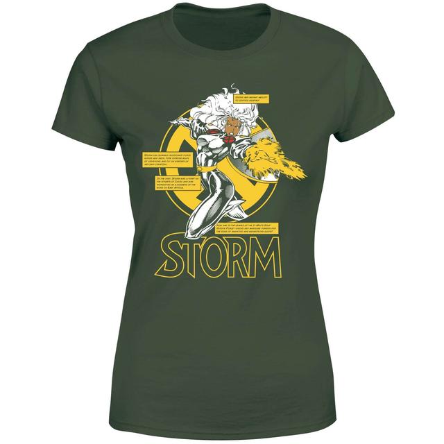 X-Men Storm Bio Women's T-Shirt - Green - L on Productcaster.