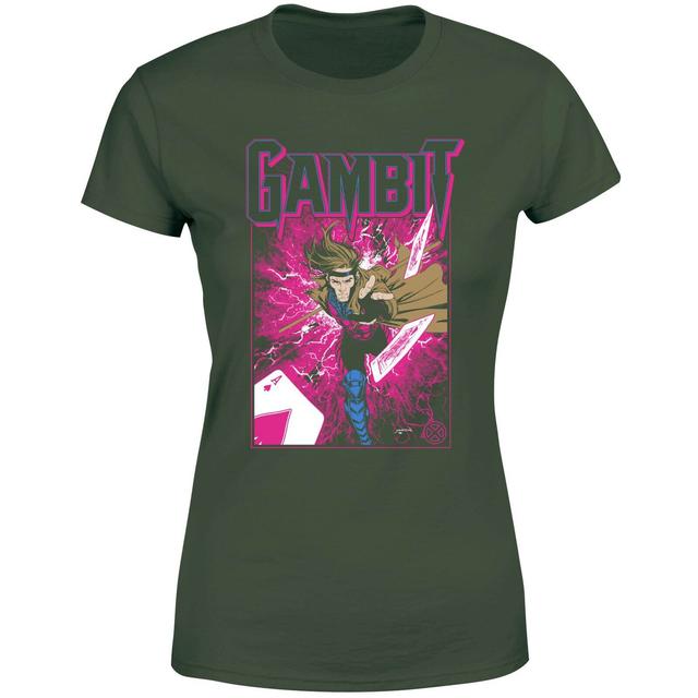 X-Men Gambit Women's T-Shirt - Green - S on Productcaster.