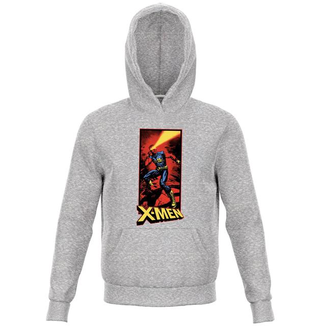 X-Men Cyclops Energy Beam Kids' Hoodie - Grey - 7-8 Years on Productcaster.