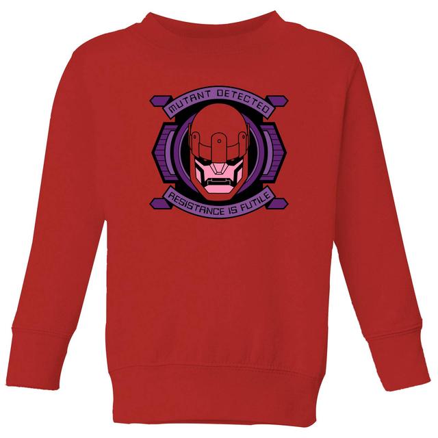 X-Men Sentinel Attack Kids' Sweatshirt - Red - 7-8 Years on Productcaster.