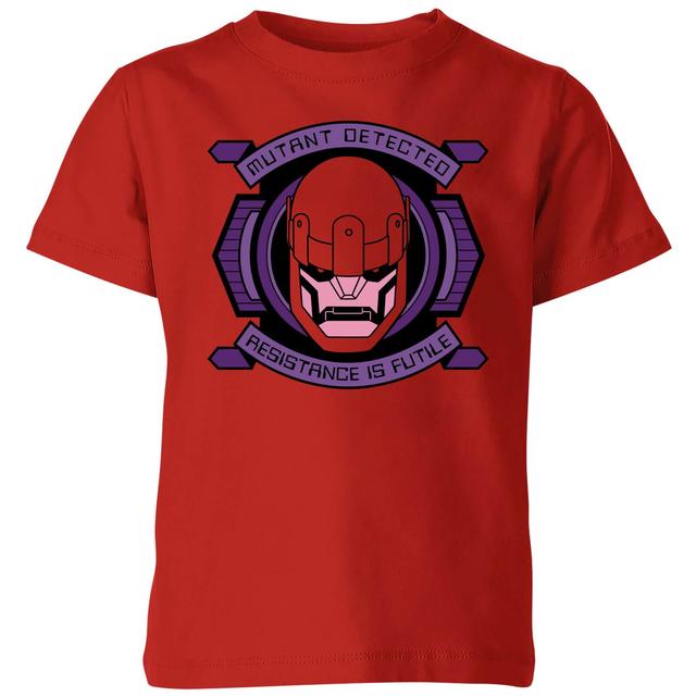 X-Men Sentinel Attack Kids' T-Shirt - Red - 5-6 Years on Productcaster.