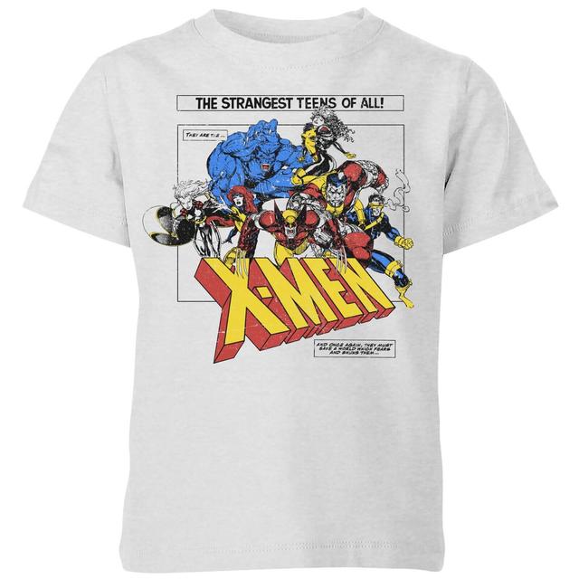 X-Men Retro Team Up Kids' T-Shirt - Grey - 7-8 Years on Productcaster.