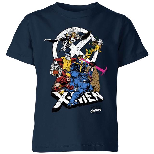 X-Men Super Team Kids' T-Shirt - Blue - 9-10 Years on Productcaster.