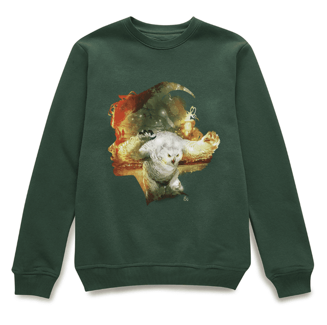 Dungeons & Dragons Owlbear Sweatshirt - Green - S on Productcaster.