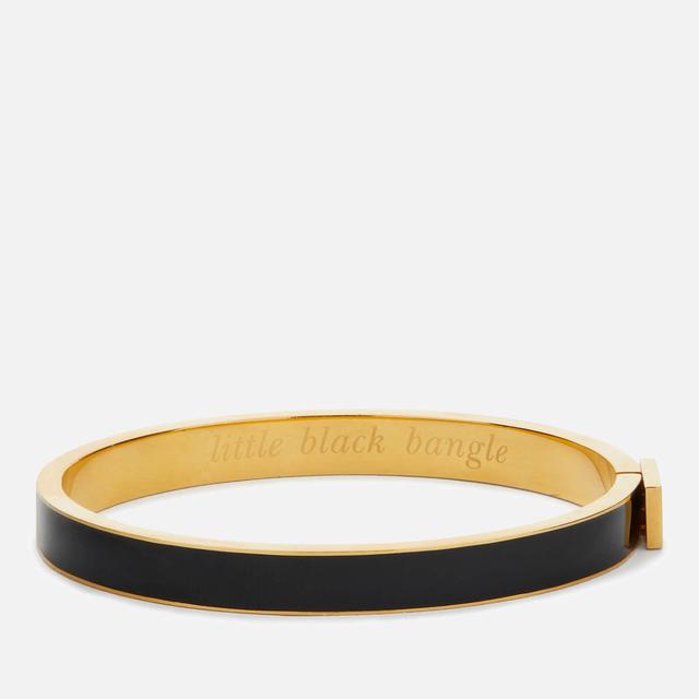 Kate Spade New York Idiom 'Little Black Bangle' Gold-Plated Bangles on Productcaster.