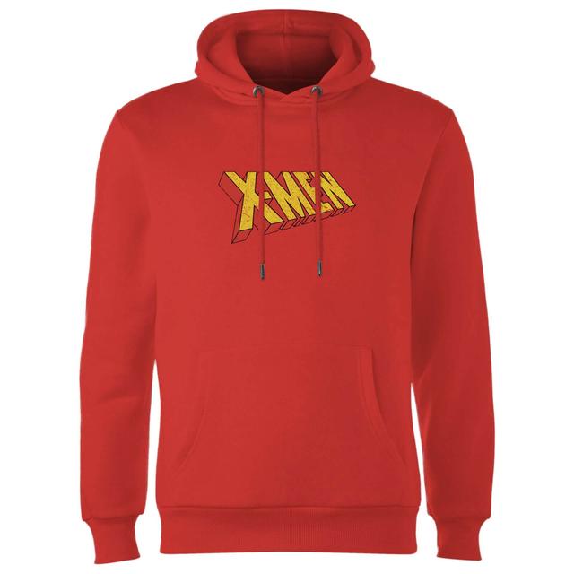 X-Men Retro Logo Hoodie - Red - XL - Röd on Productcaster.