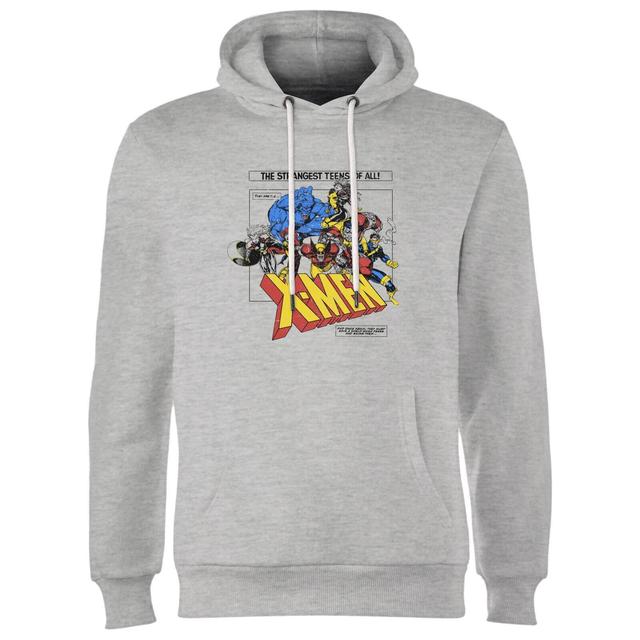 X-Men Retro Team Up Hoodie - Grey - S - Grey on Productcaster.