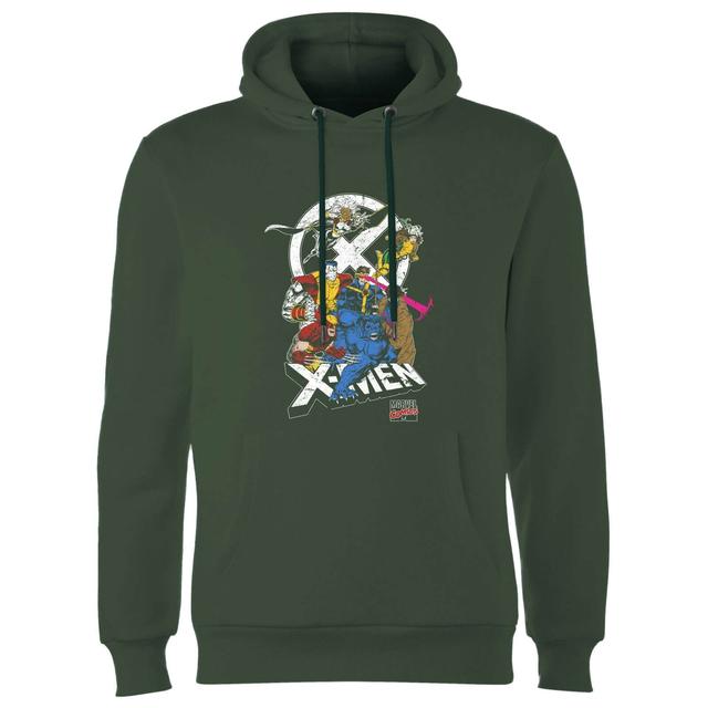 X-Men Super Team Hoodie - Green - XL - Green on Productcaster.