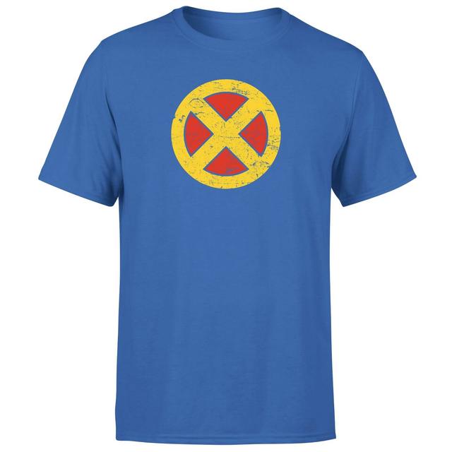 X-Men Emblem Drk T-Shirt - Blue - XS on Productcaster.