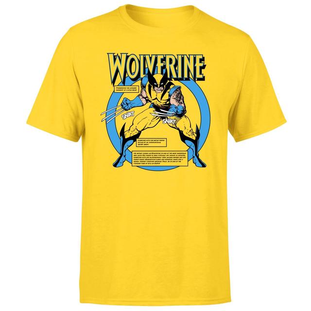 X-Men Wolverine Bio T-Shirt - Yellow - XS on Productcaster.