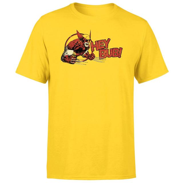 X-Men Hey Bub! T-Shirt - Yellow - S on Productcaster.