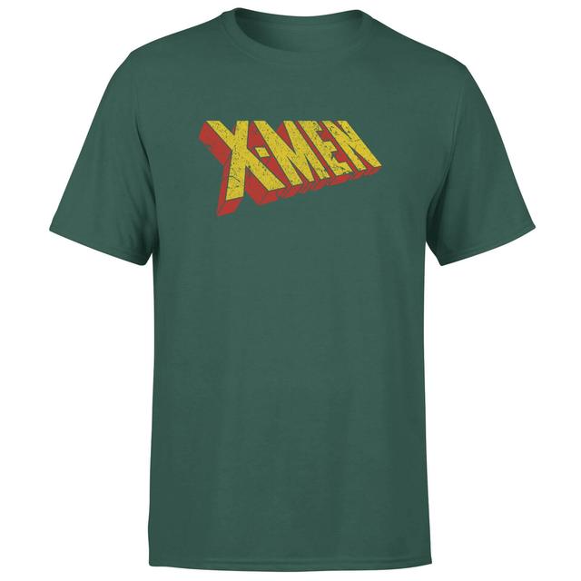 X-Men Retro Logo T-Shirt - Green - XXL on Productcaster.