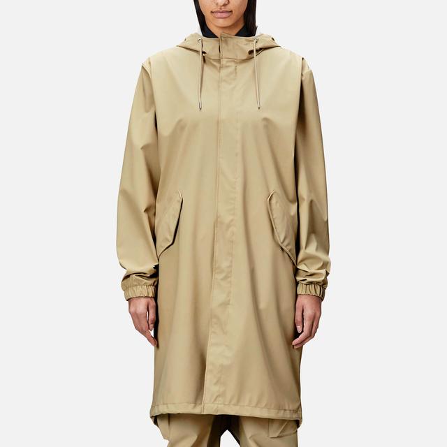 Rains Coated-Shell Fishtail Parka - M on Productcaster.