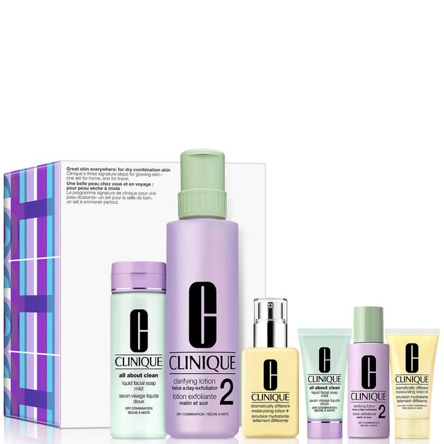 Clinique Great Skin Everywhere Skincare Set for Dry Combination Skin (Worth £110) on Productcaster.