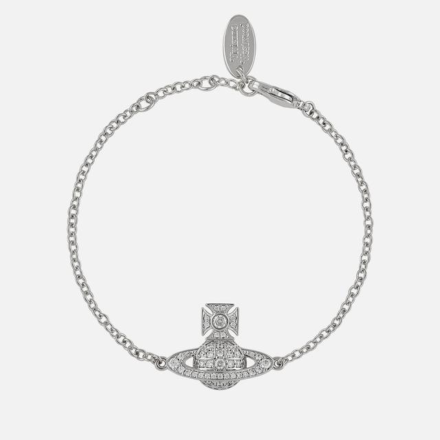 Vivienne Westwood Carmela Bas Relief Silver-Tone Bracelet on Productcaster.