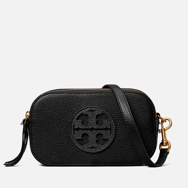 Tory Burch Miller Mini Leather Crossbody Bag Black on Productcaster.