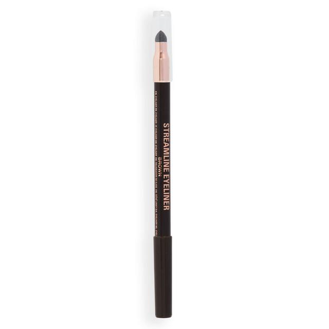 Makeup Revolution Streamline Waterline Eyeliner Pencil (Various Shades) - Brown on Productcaster.