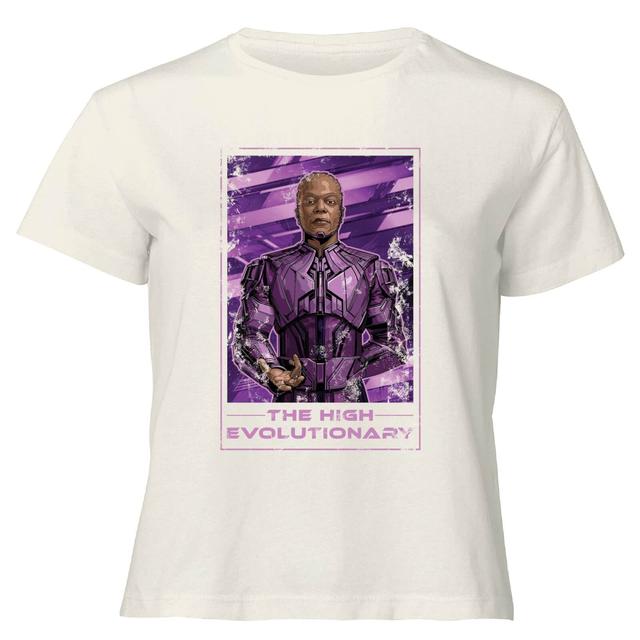 Guardians of the Galaxy The High Evolutionary Women's Cropped T-Shirt - Cream - XL on Productcaster.