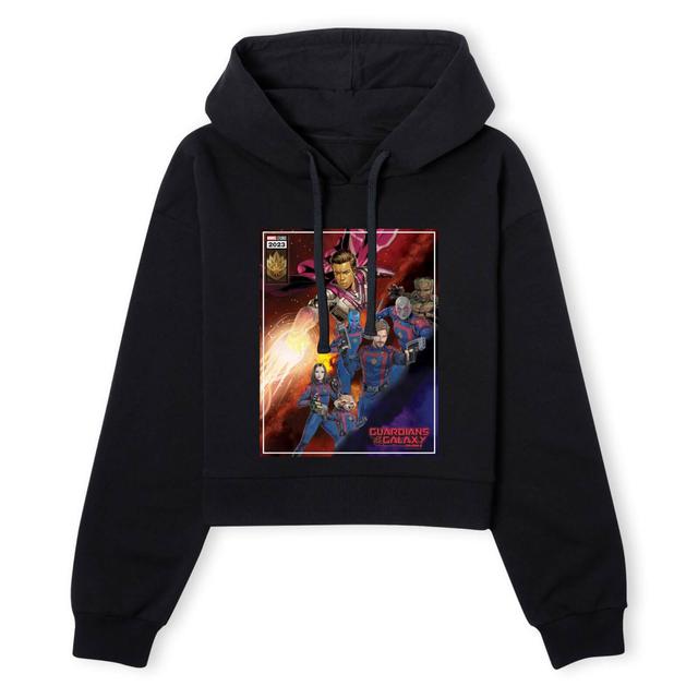 Guardians of the Galaxy Adam Warlock Comic Women's Cropped Hoodie - Black - XXL on Productcaster.