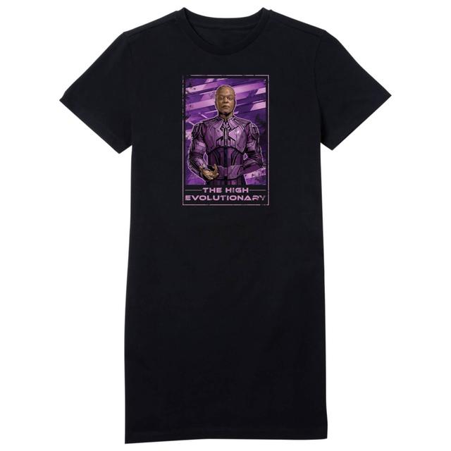 Guardians of the Galaxy The High Evolutionary Women's T-Shirt Dress - Black - XL on Productcaster.