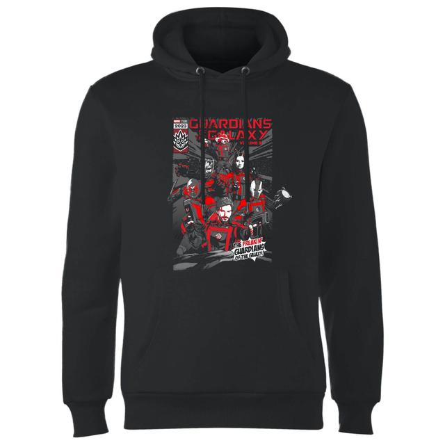 Guardians of the Galaxy The Freakin' Comic Book Cover Hoodie - Black - XL on Productcaster.