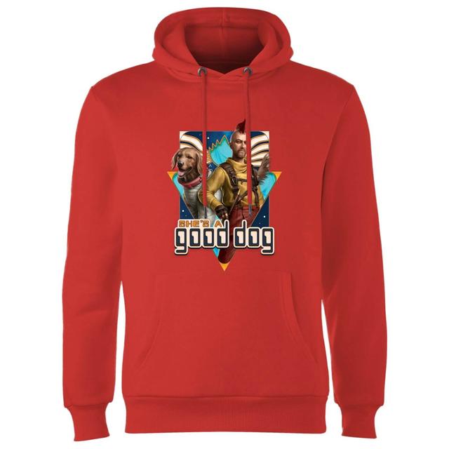 Guardians of the Galaxy She's A Good Dog Hoodie - Red - L on Productcaster.