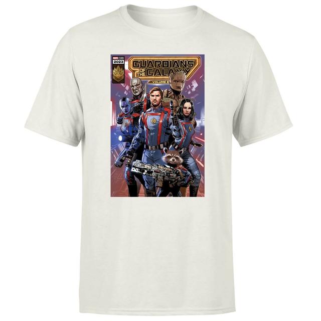 Guardians of the Galaxy Photo Comic Cover Men's T-Shirt - Cream - XL on Productcaster.