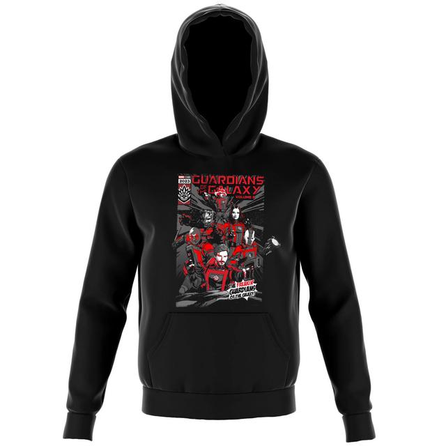 Guardians of the Galaxy The Freakin' Comic Book Cover Kids' Hoodie - Black - 11-12 Years on Productcaster.