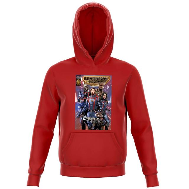 Guardians of the Galaxy Photo Comic Cover Kids' Hoodie - Red - 9-10 Anni on Productcaster.