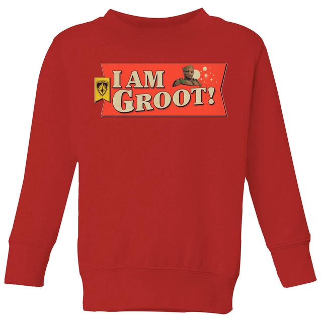 Guardians of the Galaxy I Am Groot! Kids' Sweatshirt - Red - 5-6 Years on Productcaster.