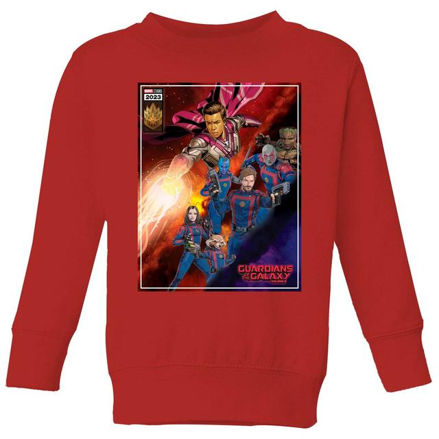 Guardians of the Galaxy Adam Warlock Comic Kids' Sweatshirt - Red - 3-4 ans on Productcaster.