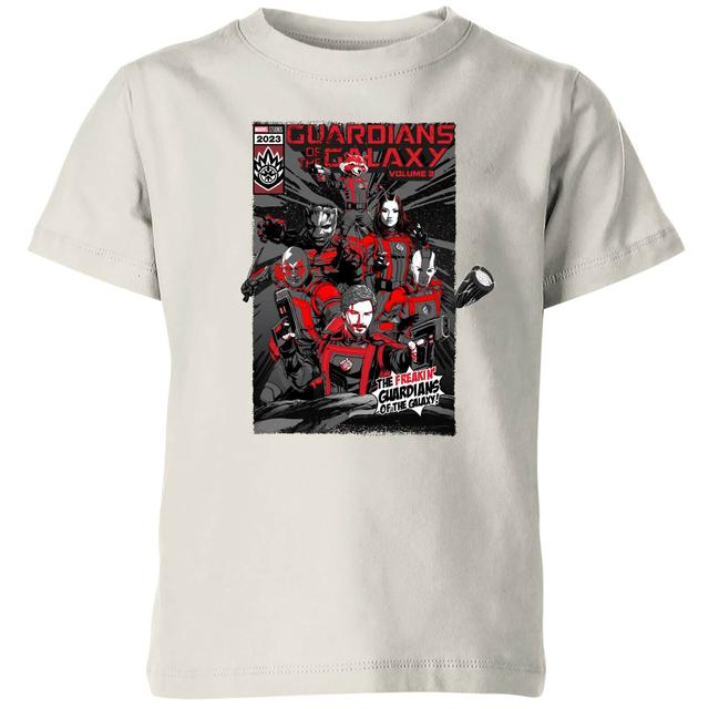 Guardians of the Galaxy The Freakin' Comic Book Cover Kids' T-Shirt - Cream - 5-6 ans on Productcaster.